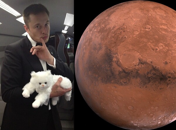 Ο Έλον Μασκ φλέρταρε κυριολεκτικά με τον πλανήτη Άρη στο Twitter