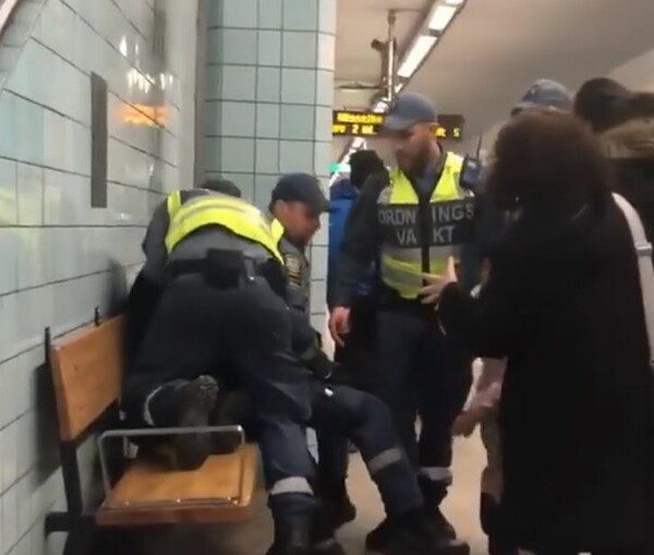 Οργή στη Σουηδία για την κακομεταχείριση εγκύου στο μετρό