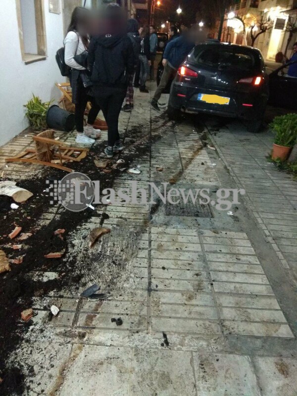 Κρήτη: Αυτοκίνητο εισέβαλε σε ταβέρνα