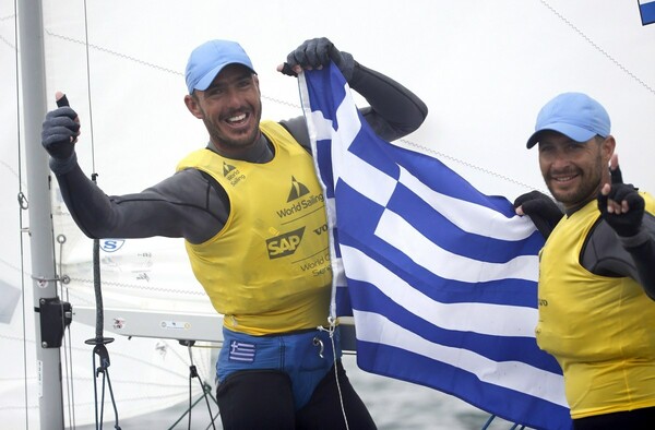 Χρυσό μετάλλιο στο παγκόσμιο κύπελλο ιστιοπλοΐας κατέκτησαν οι Μάντης - Καγιαλής