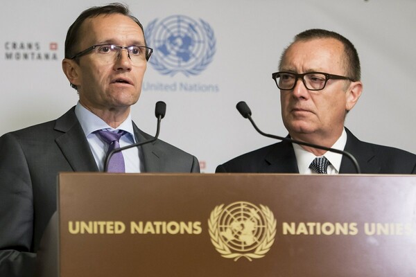 Ξεκίνησε η διάσκεψη για το Kυπριακό στην Ελβετία - Ο Άιντε δηλώνει πως έγινε μια «καλή αρχή»