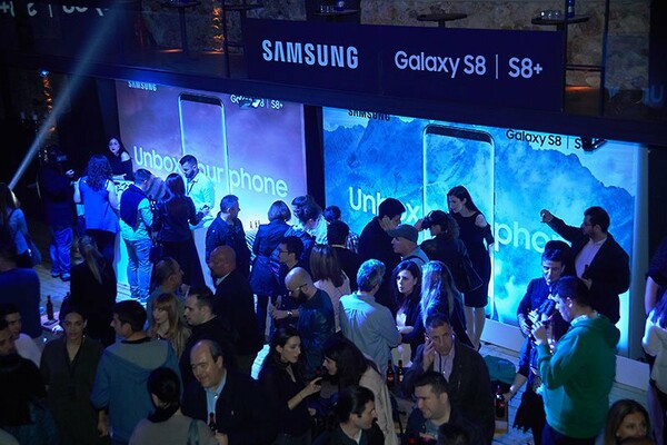 Λαμπερό πάρτυ για την πρεμιέρα του Samsung Galaxy S8 στην Ελλάδα