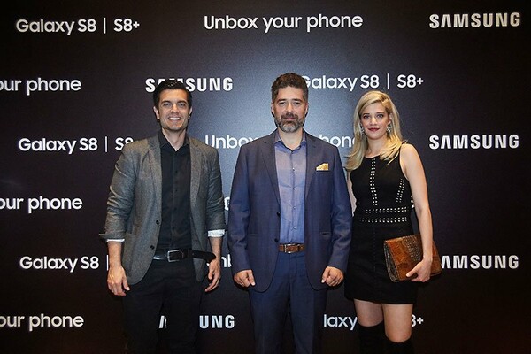 Λαμπερό πάρτυ για την πρεμιέρα του Samsung Galaxy S8 στην Ελλάδα