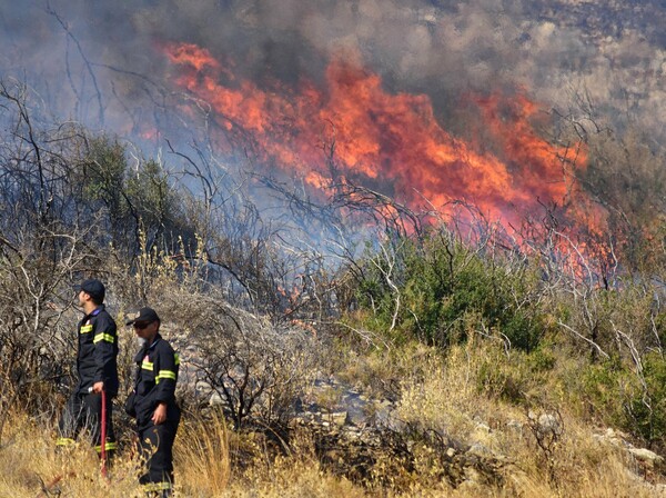 Μεγάλη πυρκαγιά στην Κυπαρισσία