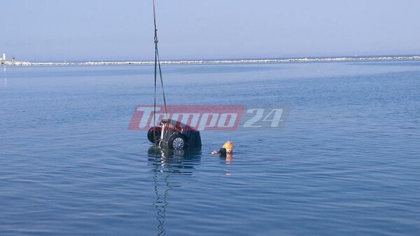 Αυτοκίνητο έπεσε με ταχύτητα στο λιμάνι της Πάτρας - Νεκρός ο οδηγός