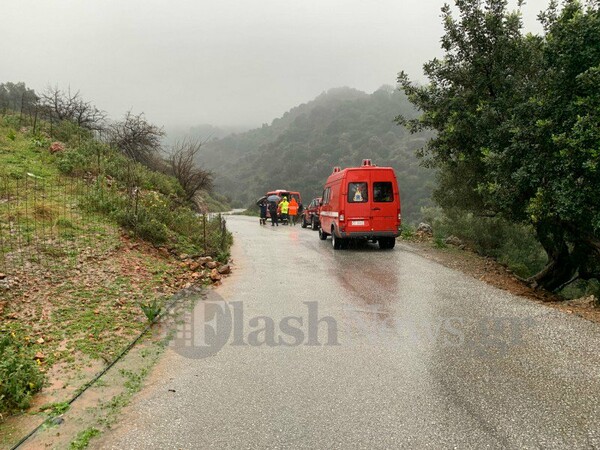 Χανιά: Αγνοείται 61χρονος που παρασύρθηκε από χείμαρρο