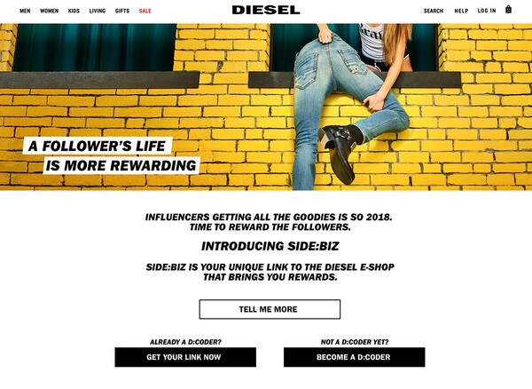 Θα αποκαλύψει η DIESEL τους πραγματικούς influencers των social media;