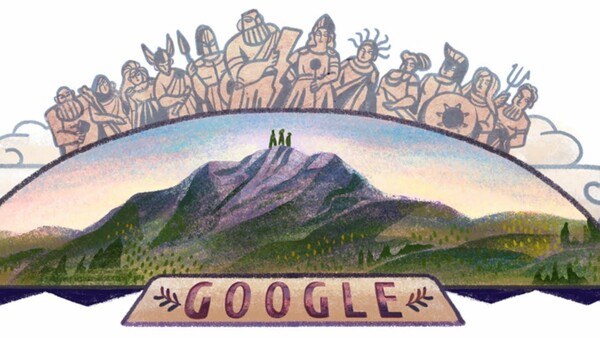 Γιατί η Google αφιερώνει το σημερινό της doodle στον Όλυμπο, το βουνό των Θεών