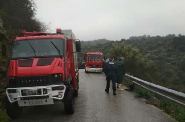Κρήτη: Οδηγός παρασύρθηκε από χείμαρρο με το αυτοκίνητό του και αγνοείται