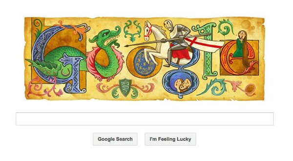 Google Doodle για τη γιορτή του Αγίου Γεωργίου