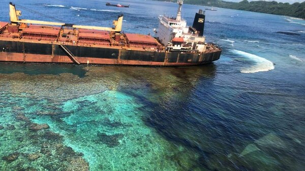 Νησιά Σολομώντα: Πετρελαιοκηλίδα απειλεί περιοχή προστατευόμενη από την UNESCO
