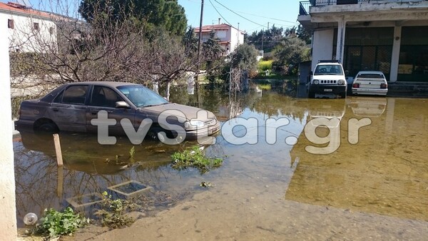 Σε κατάσταση έκτακτης ανάγκης η Χαλκίδα- Κάτοικοι εγκαταλείπουν τα σπίτια τους