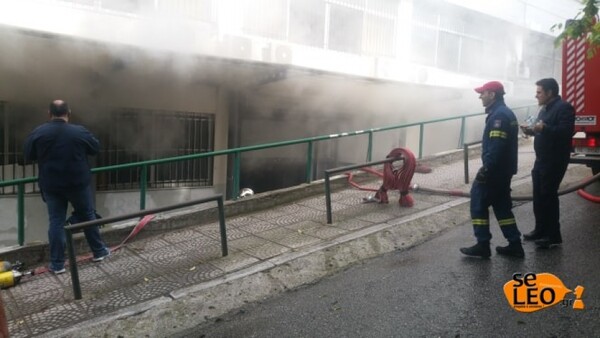 Υπό έλεγχο τέθηκε η φωτιά στο ΑΠΘ