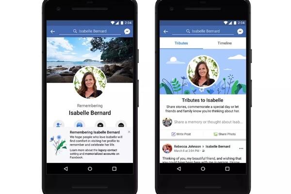 Facebook: εγκαινιάζει νέα λειτουργία για χρήστες που πέθαναν
