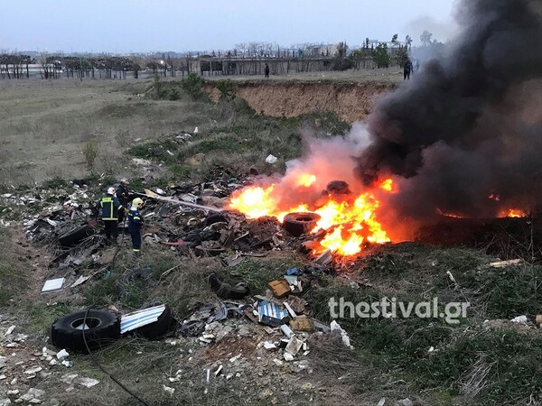 Οι πρόσφυγες έστησαν νέο καταυλισμό στα Διαβατά