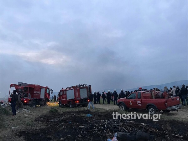 Οι πρόσφυγες έστησαν νέο καταυλισμό στα Διαβατά