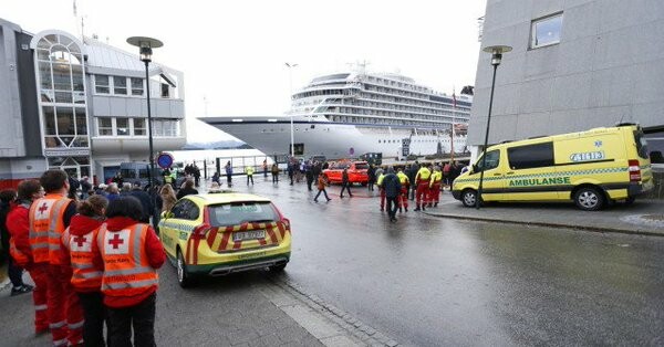 Στο λιμάνι του Μόλντε έφτασε το κρουαζιερόπλοιο Viking Sky