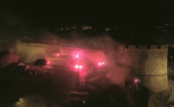 Τα εντυπωσιακά βίντεο από το pyroshow των οπαδών του ΠΑΟΚ στη Θεσσαλονίκη