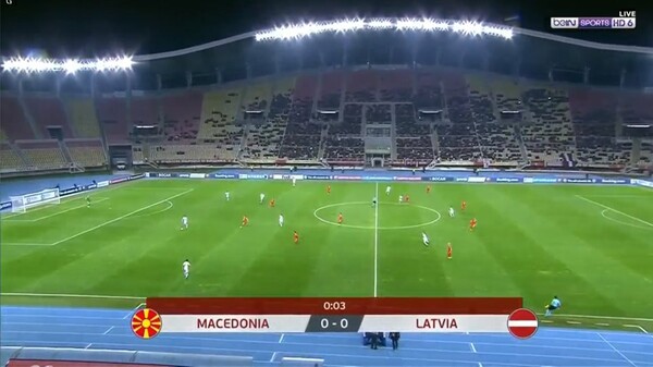 Η Βόρεια Μακεδονία απαντά για τον ποδοσφαιρικό αγώνα όπου εμφανίστηκε ως «Μακεδονία»
