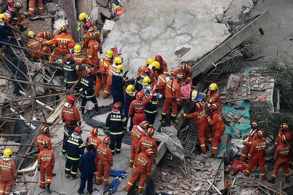 Επτά νεκροί από την κατάρρευση κτιρίου στη Σαγκάη