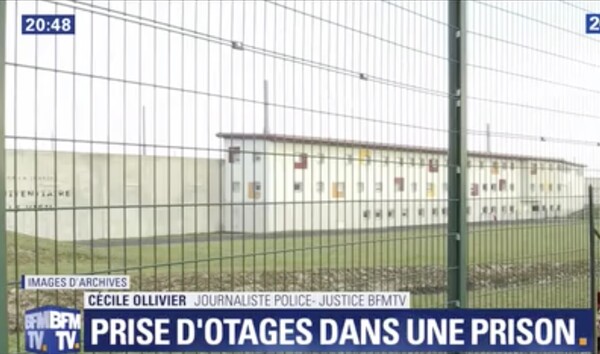 Κατάσταση ομηρίας στη Γαλλία: Κρατούμενος κρατά δύο σωφρονιστικούς υπαλλήλους