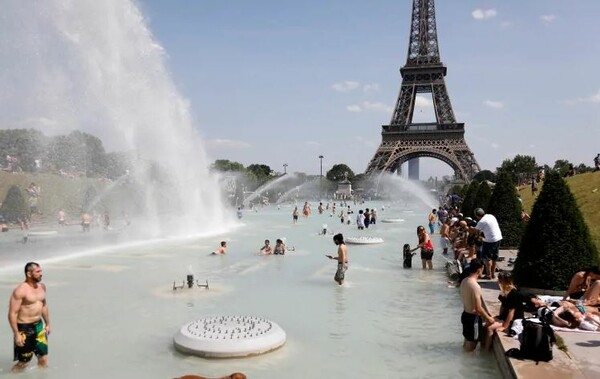 Ο καύσωνας επελαύνει στην Ευρώπη - Η Γαλλία σπάει ρεκόρ με 45 βαθμούς