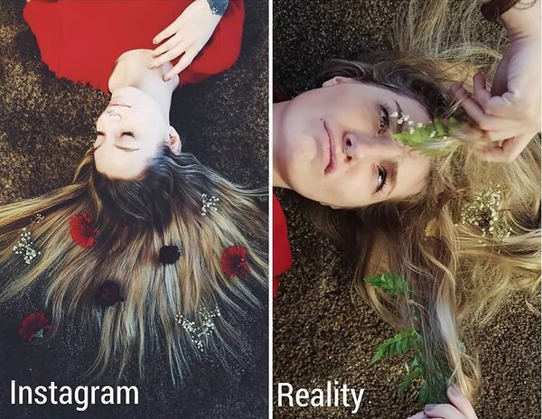 Πριν και μετά: Ένα νέο κορίτσι δείχνει την αλήθεια πίσω από τις τέλειες φωτογραφίες στο Instagram