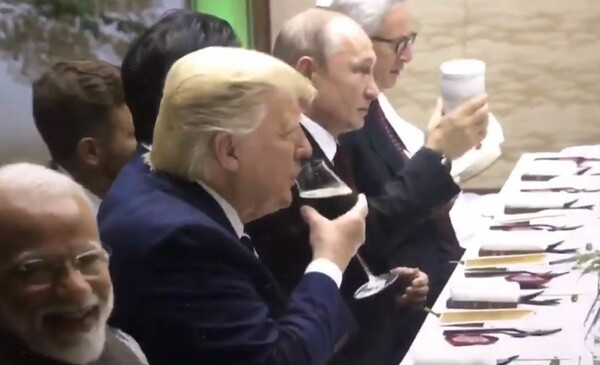 Ο Πούτιν έφερε το δικό του φλιτζάνι τσαγιού στην G20