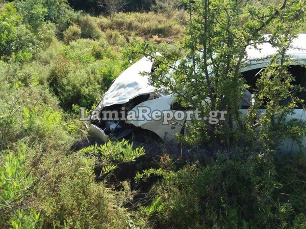 Αταλάντη: Νέο θανατηφόρο τροχαίο - Αυτοκίνητο έπεσε σε γκρεμό