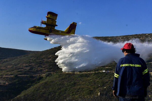 Συνολικά 24 δασικές πυρκαγιές από το πρωί σε όλη την Ελλάδα