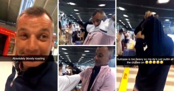 Επιβάτης φόρεσε 15 μπλουζάκια και πουκάμισα για μην πληρώσει υπέρβαρο σε πτήση - και έγινε viral