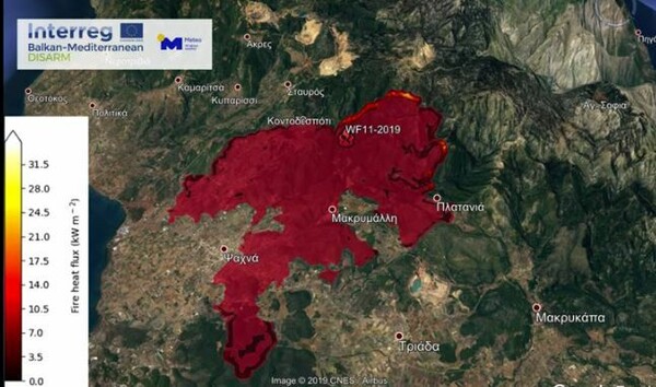 IRIS Εθνικού Αστεροσκοπείου: Αυτό είναι το χειρότερο σενάριο για τη φωτιά στην Εύβοια