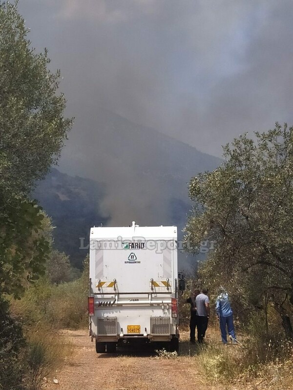 Τιθορέα: Ενισχύονται οι δυνάμεις της πυροσβεστικής - Εμπρησμό καταγγέλλουν οι κάτοικοι