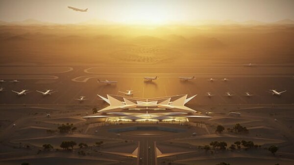 Σαουδική Αραβία: Το νέο αεροδρόμιο είναι μία οπτική ψευδαίσθηση που αντικατοπτρίζει την έρημο