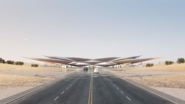 Σαουδική Αραβία: Το νέο αεροδρόμιο είναι μία οπτική ψευδαίσθηση που αντικατοπτρίζει την έρημο