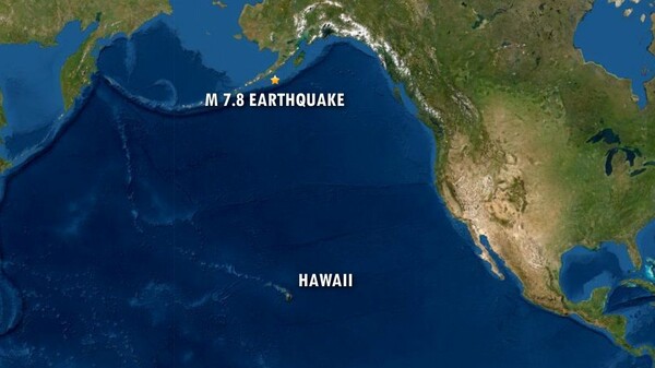 Σεισμός 7,8 Ρίχτερ στην Αλάσκα - Προειδοποίηση για τσουνάμι
