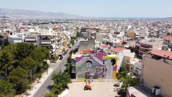 Τρία νέα murals του Same84 και της UrbanAct στην Αγία Βαρβάρα