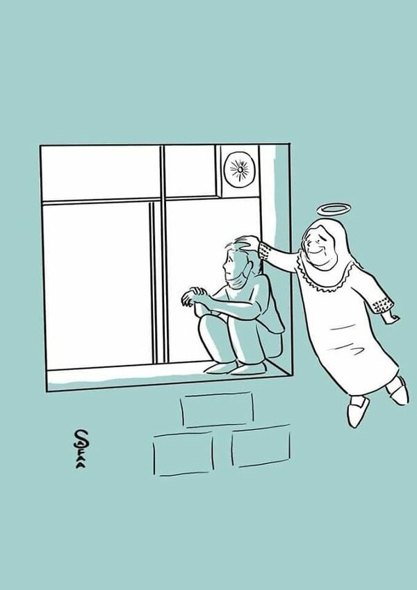 Σκαρφάλωνε στο παράθυρο νοσοκομείου για να μην αφήσει μόνη τη μητέρα του, ως την ημέρα που την «πήρε» ο κορωνοϊός