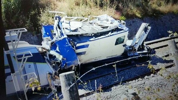 Πορτογαλία: Σύγκρουση τρένου με μηχάνημα συντήρησης- Δύο νεκροί, 37 τραυματίες