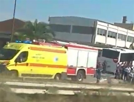 Θεσσαλονίκη: Λεωφορείο των ΚΤΕΛ προσέκρουσε σε κιγκλιδώματα - Υπάρχουν τραυματίες