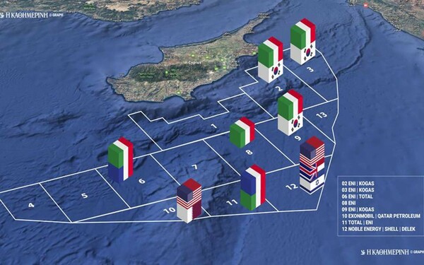 Κυπριακή ΑΟΖ: Οπισθοχωρούν λόγω Τουρκίας από το τεμάχιο 7, ENI και TOTAL