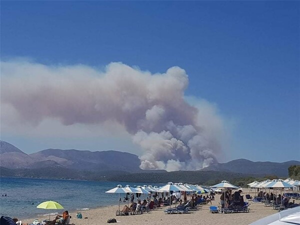 Μάχη με τη φωτιά στη λακωνική Μάνη: Εκκενώθηκαν πέντε οικισμοί (ΒΙΝΤΕΟ)