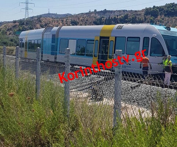 Εκτροχιασμός προαστιακού στο Ξυλόκαστρο