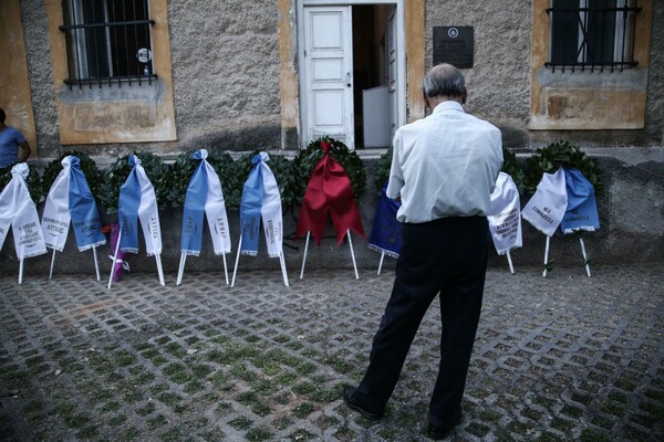 Τσίπρας και Κωνσταντοπούλου μαζί στην εκδήλωση για τα 41 χρόνια από την κατάρρευση της δικτατορίας
