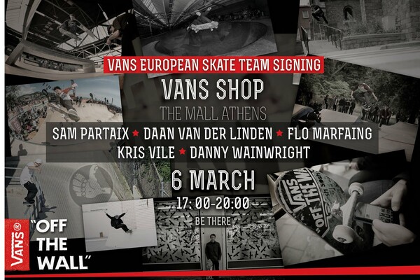 Vans European Skate Team @ Vans Store