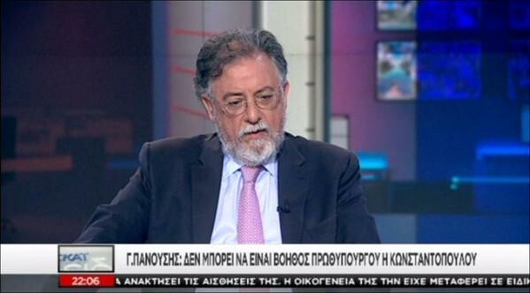 Άστραψε και βρόντηξε ο Πανούσης απόψε εναντίον του Βαρουφάκη και της Ζωής Κωνσταντοπούλου