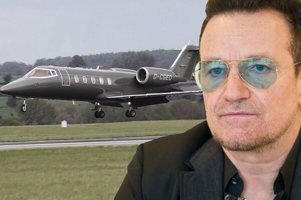 Παρολίγο αεροπορική τραγωδία για τον Bono