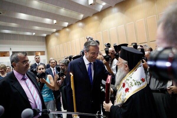 Σαμαράς σε Άνθιμο: Προχωράμε με κριτήριο έθνος, πατρίδα και θρησκεία