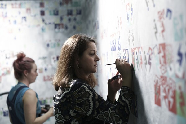 Στα εγκαίνια της Art-Athina 2016