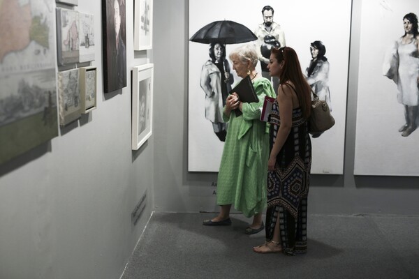 Στα εγκαίνια της Art-Athina 2016